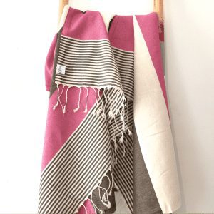 Fouta Assos Rose/Brun